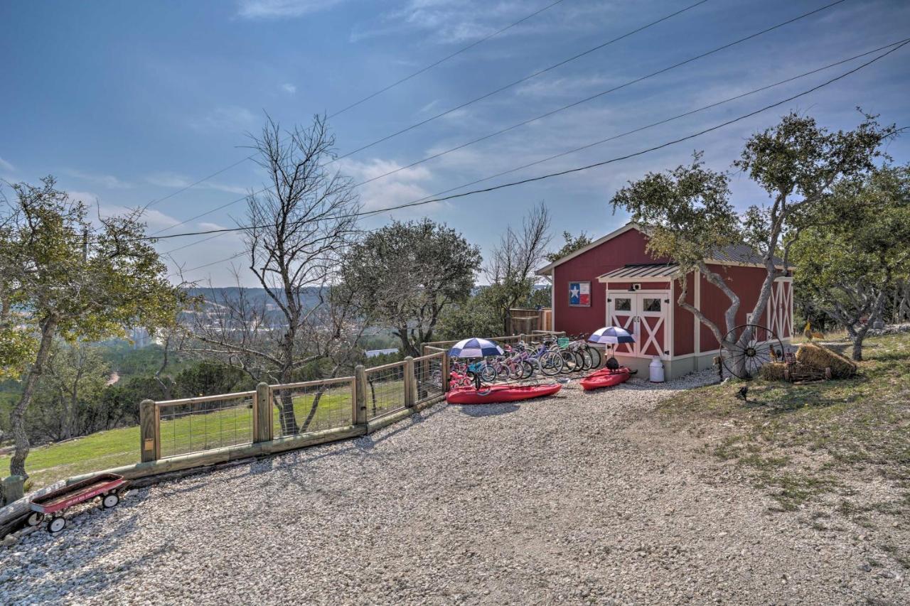 Kerrville Converted Barn Tiny Home With Kayaks! מראה חיצוני תמונה