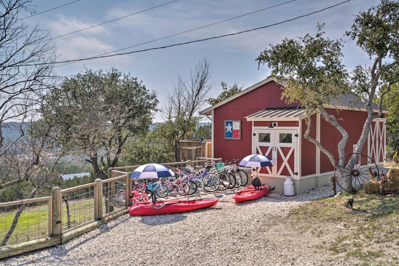 Kerrville Converted Barn Tiny Home With Kayaks! מראה חיצוני תמונה